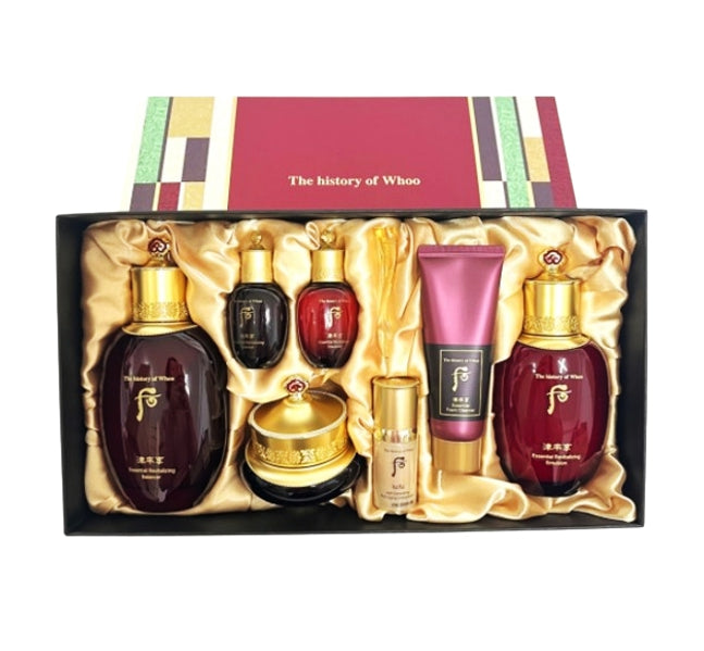 The History of Whoo Jinyulhyang Set for nourishing, firming, and rejuvenating mature skin
