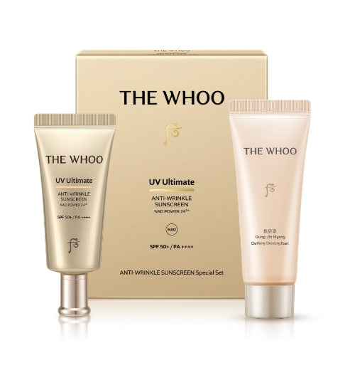 The History of Whoo UV Ultimate Anti-Wrinkle Sun Sep. 2025 Set (2 Items) from Korea