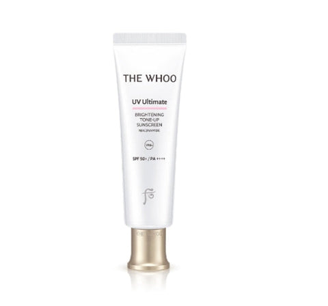 The History of Whoo UV Ultimate Brightening Tone-Up Sunscreen 50ml, SPF50+ from Korea