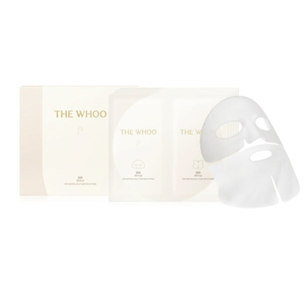The History of Whoo Ultimate Recovery Youth Serum Mask (5ea) from Korea