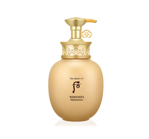 The History of Whoo WHOOSPA Moisturizer bottle for nourishing and hydrating body care