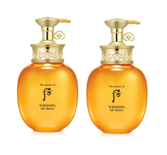 The History of Whoo WHOOSPA Oil Shower bottle for gentle cleansing and deep skin hydration