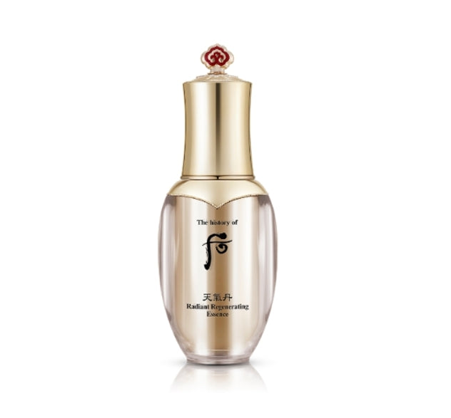 The History of Whoo Cheongidan Hwahyun Radiant Regenerating Essence bottle for firming and brightening skincare

