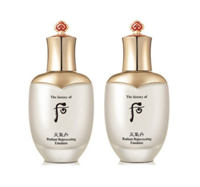 2 x The History of Whoo Cheongidan Hwahyun Radiant Rejuvenating Emulsion 110ml  from Korea