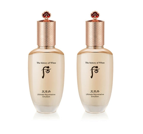 2 x The History of Whoo Cheonyuldan Hwayul Ultimate Rejuvenating Emulsion 110ml from Korea_Updated