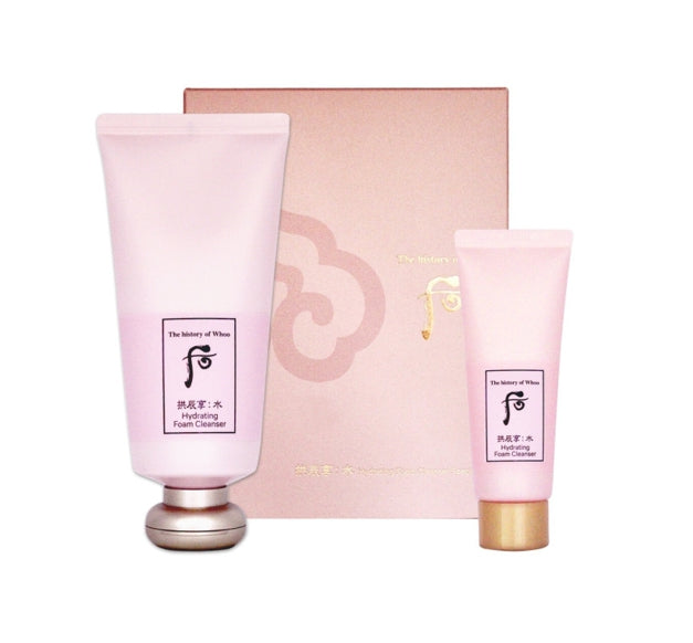 The History of Whoo Gongjinhyang:Soo Sooyeon Hydrating Foam Cleanser July 2025 Set (2 Items) from Korea