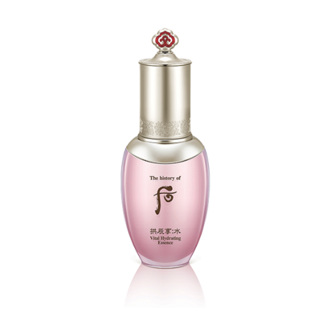 The History of Whoo Gongjinhyang:Soo Sooyeon Vital Hydrating Essence bottle for deep hydration and skin revitalization