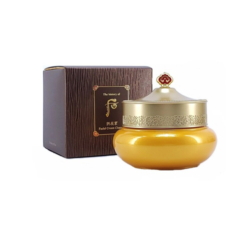 The History of Whoo Gongjinhyang Facial Cream Cleanser tube for gentle cleansing and skin nourishment
