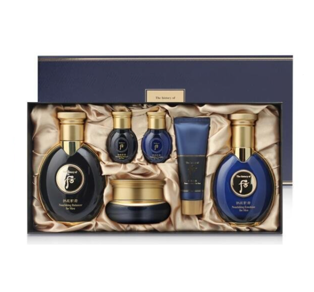 The History of Whoo Gongjinhyang:Kun Jayang Set for firming, hydrating, and revitalizing men's skincare