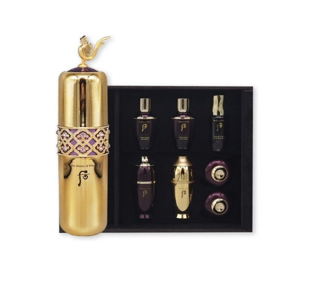 The History of Whoo Hwanyu Boncho Imperial Youth First Serum Set for skin revitalization and optimal skincare absorption