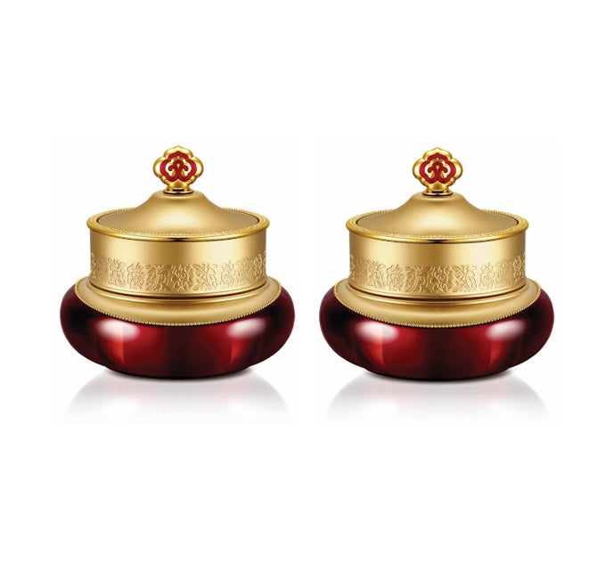 The History of Whoo Jinyulhyang Jinyul Eye Cream jar for anti-aging care around the eyes with red ginseng