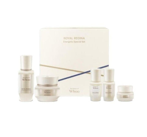 The History of Whoo Royal Regina Set with luxurious skincare for firming, hydration, and skin revitalization