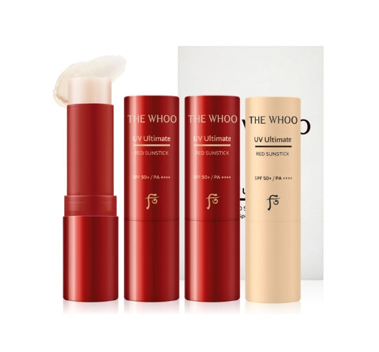 The History of Whoo UV Ultimate Red Sun Stick May 2026 Set (4 Items) from Korea