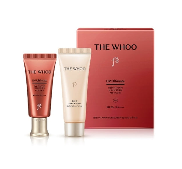 The History of Whoo UV Ultimate Red Vitamin Sunscreen Sep. 2025 Set (2 Items) from Korea