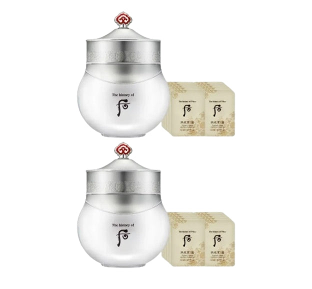 2 x The history of whoo Gongjinhyang:Seol Radiant White Moisture Cream July 2025 (2 Items) from Korea