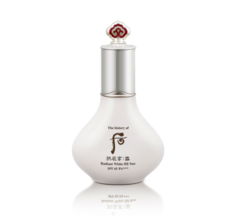 The History of Whoo Gongjinhyang:Seol Radiant White BB Sun tube for brightening, sun protection, and coverage