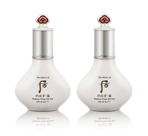 2 x The history of whoo Gongjinhyang:Seol Radiant White BB Sun 40ml from Korea