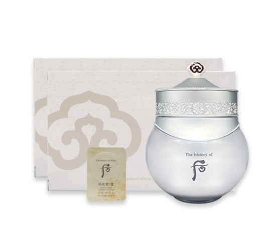 The History of Whoo Gongjinhyang:Seol Radiant White Ultimate Cream Set for skin brightening, hydration, and glow