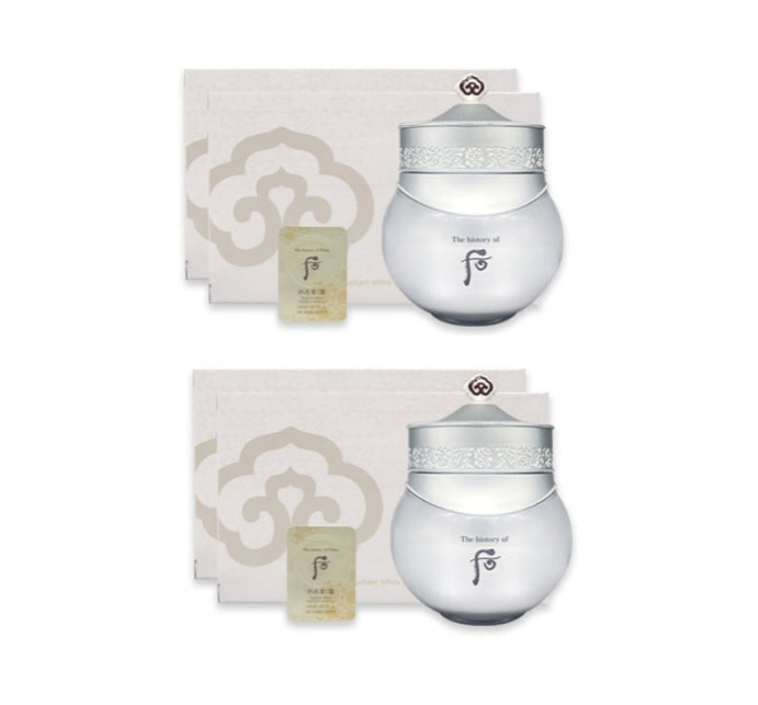 The History of Whoo Gongjinhyang:Seol Radiant White Ultimate Cream Set for skin brightening, hydration, and glow