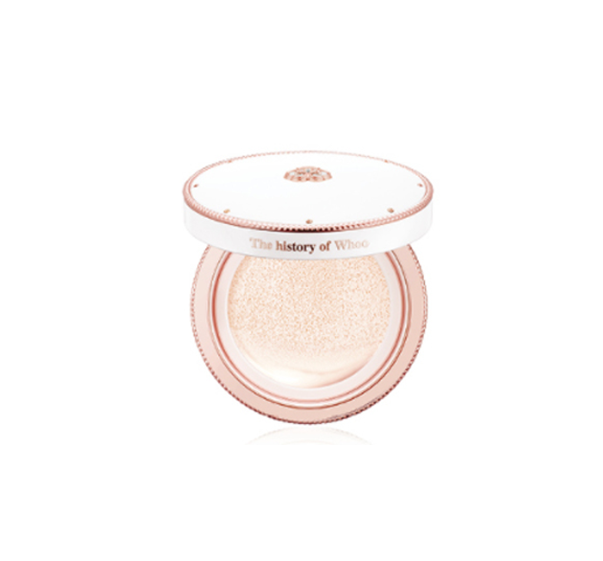 The History of Whoo Gongjinhyang:Seol Radiant White Tone Up Sun Cushion Pack for UV protection and brightening coverage