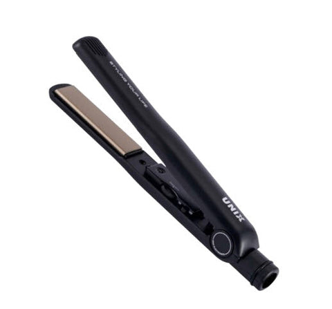 UNIX Ceramic Hair Flat Iron (Gold & Black), Universal Voltage from Korea