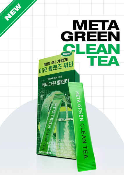 2 x VITALBEAUTIE Meta Green Clean Tea (10 Sticks) from Korea