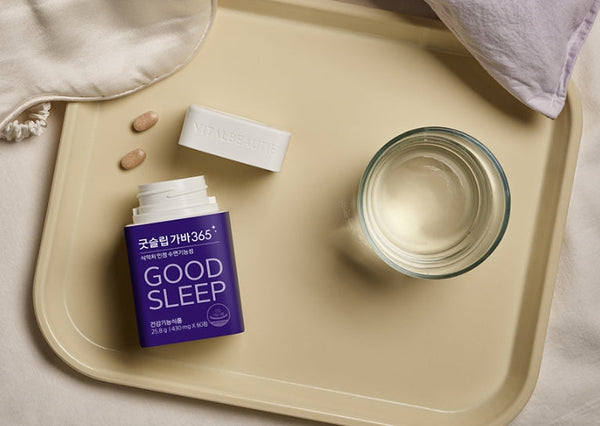 2 x VITALBEAUTIE Good Sleep GABA 365 (30-day supply, 60 Tablets) from Korea