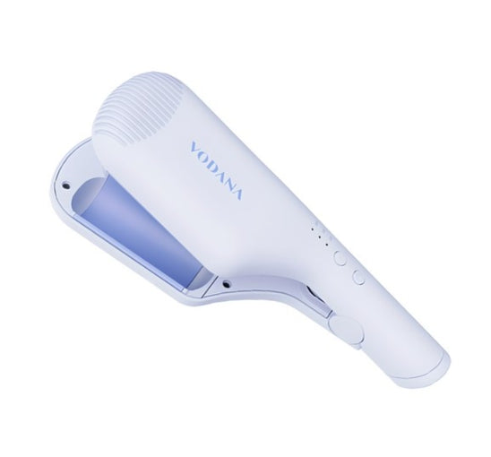 VODANA Compact Wave Iron 32mm Powdery Blue, Dual Voltage from Korea