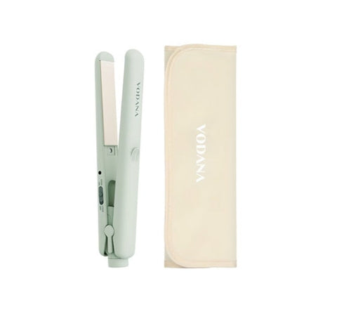 VODANA Pocket Mini Flat Iron Melange Green, Free-voltage from Korea