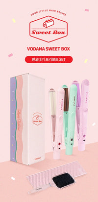 VODANA SWEET BOX Soft Bar Flat Iron Purple Lavender Body (included 3 items) from Korea_H