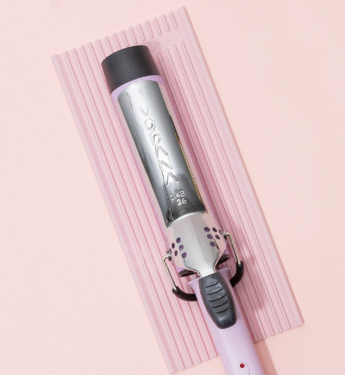 VODANA SWEET BOX Pink 40mm (Glam Wave Curling Iron 40mm Pink Colour + 2 items) from Korea_H