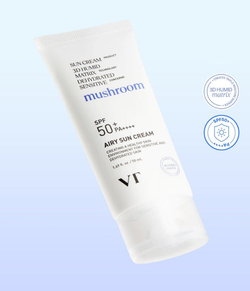 2 x VT COSMETICS Airy Sun Cream 50ml, 50+ PA++++ from Korea