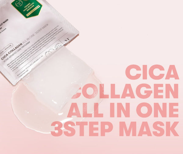 10 x VT COSMETICS Cica Collagen All In One 3 Step Mask from Korea