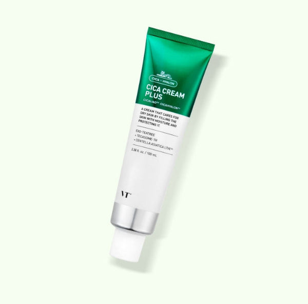 2 x VT COSMETICS Cica Cream Plus 100ml - Soothing & Hydrating Daily Moisturizer from Korea
