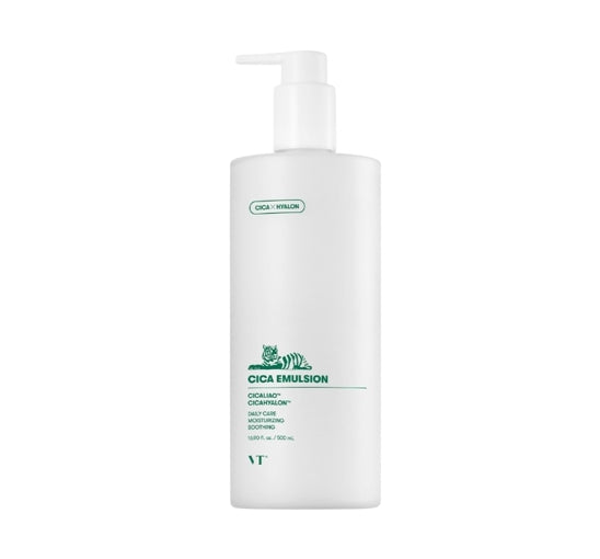 VT COSMETICS Cica Emulsion 500ml - Soothing Hydrating Daily Moisturizer from Korea
