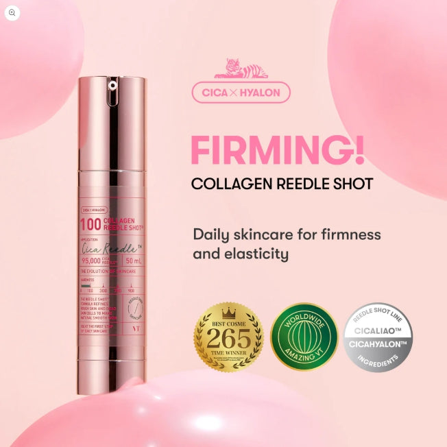 2 x VT COSMETICS Collagen Reedle Shot 100, 50ml from Korea