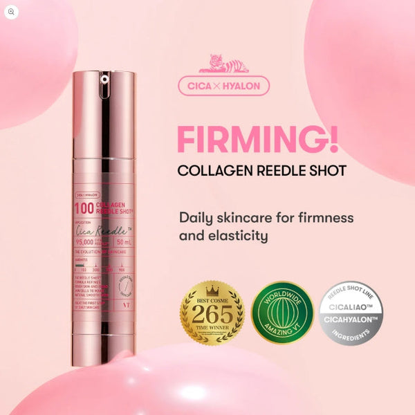 2 x VT COSMETICS Collagen Reedle Shot 100, 50ml from Korea