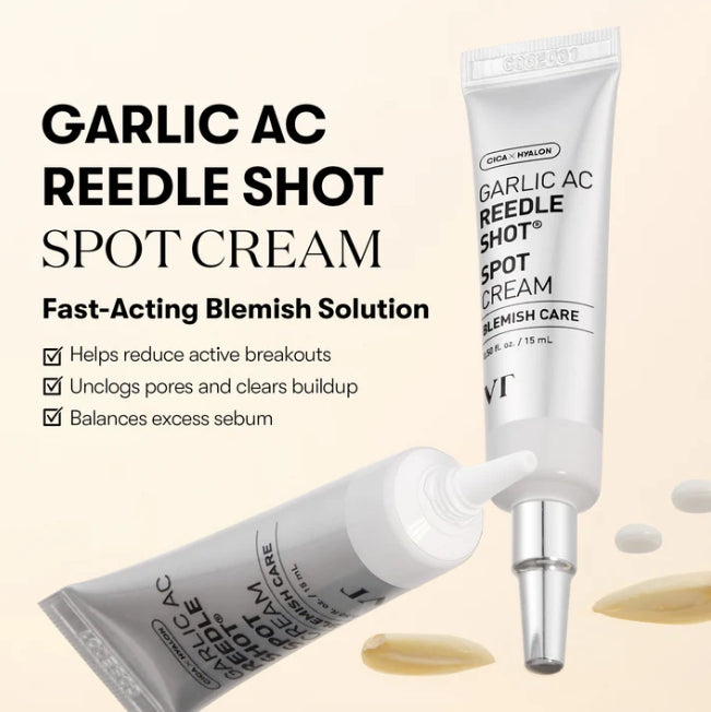 VT COSMETICS Garlic AC Reedle Shot Spot Cream 15ml from Korea