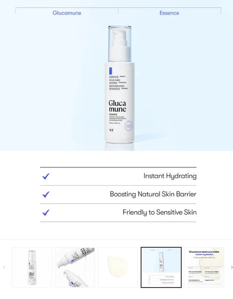 2 x VT COSMETICS Glucamune Essence 100ml from Korea