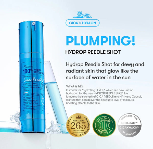 2 x VT COSMETICS Hydrop Reedle Shot 100hL 50ml from Korea