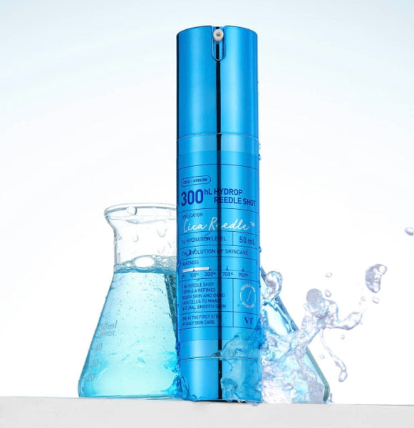 2 x VT COSMETICS Hydrop Reedle Shot 300hL 50ml - Deep Hydration & Skin Renewal Serum from Korea