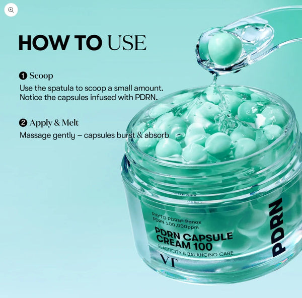2 x VT COSMETICS PDRN CAPSULE CREAM 100 50ml from Korea