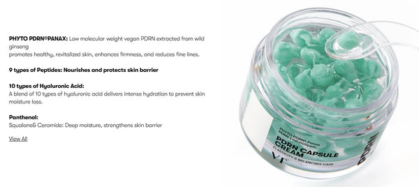2 x VT COSMETICS PDRN CAPSULE CREAM 100 50ml from Korea