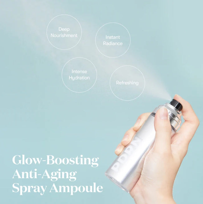 VT COSMETICS PDRN Glow Ampoule 100ml - Radiance & Deep Hydration Mist from Korea