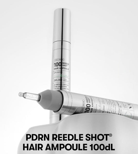 VT COSMETICS PDRN Reedle Shot Hair Ampoule 100dL 15ml - Scalp & Hair Renewal Serum from Korea