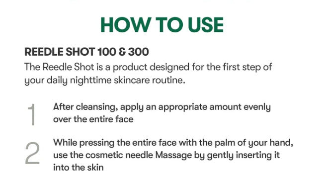 2 x VT COSMETICS Pro Cica Reedle Shot 100, 50ml from Korea