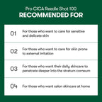 2 x VT COSMETICS Pro Cica Reedle Shot 100, 50ml from Korea