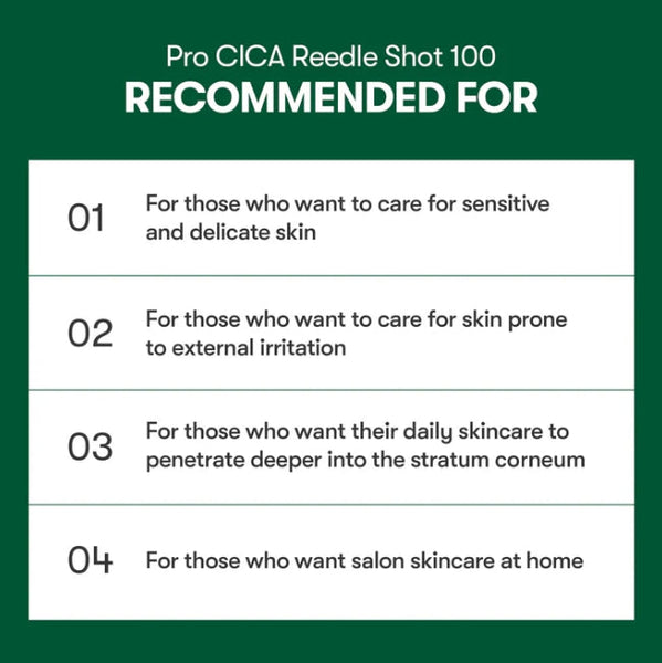 VT COSMETICS Pro Cica Reedle Shot 100, 50ml from Korea