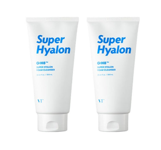 2 x VT COSMETICS Super Hyalon Foam Cleanser 300ml from Korea