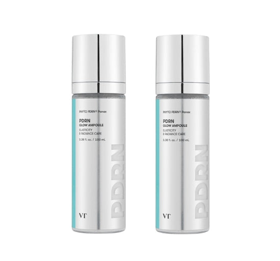 2 x VT COSMETICS PDRN Glow Ampoule 100ml - Radiance & Deep Hydration Mist from Korea